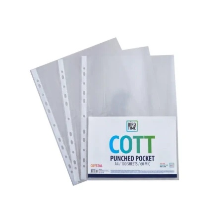 Biro Time cott folija za registrator 60mic a4 kristal 100k ( 481106 )