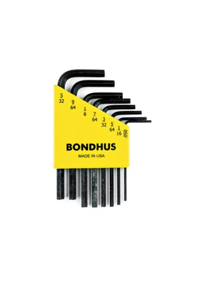 Bondhus 12232 ProGuard HEX .050 - 5/32 Set kratkih inčnih imbus ključeva 8 kom ( 12232 )