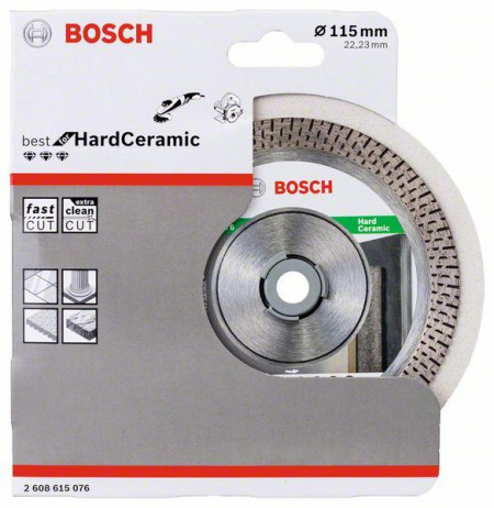 Bosch dijamantska rezna ploča best for hard ceramic 115x22,23x1.4x10 ( 2608615076 )