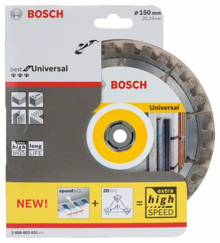 Bosch dijamantska rezna ploča Best for universal 150 x 22,23 x 2,4 x 12 mm ( 2608603631 )