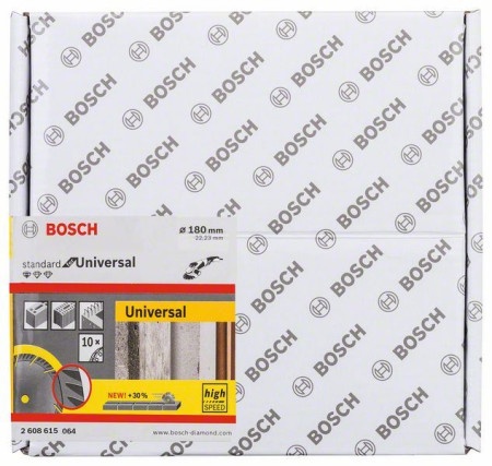 Bosch Dijamantska rezna ploča Standard for Universal 180x22,23 (pakovanje od 10 kom.) 180x22.23x2.4x10mm ( 2608615064 )