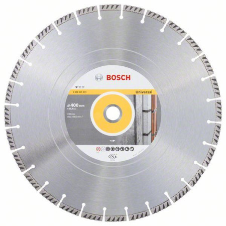 Bosch dijamantska rezna ploča standard for Universal 400x25,4 400x20x3.2x10mm ( 2608615073 )