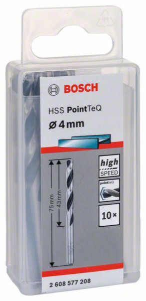 Bosch HSS spiralna burgija PointTeQ 4,0 mm ( 2608577208 )