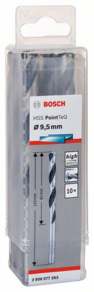 Bosch HSS spiralna burgija PointTeQ 9,5 mm ( 2608577263 )