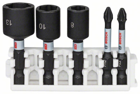 Bosch Impact control set bitova odvrtača i nasadnih ključeva, 5-delni ( 2608522350 )