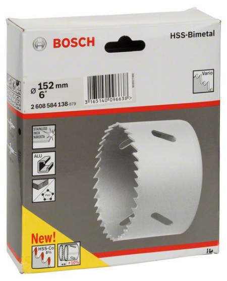 Bosch testera za otvore HSS-bimetal za standardne adaptere 152 mm, 6&quot; ( 2608584138 ) - Img 1