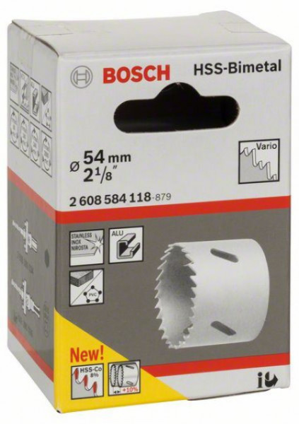 Bosch testera za otvore HSS-bimetal za standardne adaptere 54 mm, 2 1/8&quot; ( 2608584118 ) - Img 1