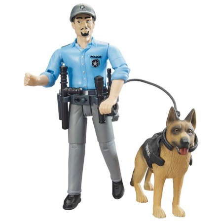 Bruder Figura policajac sa opremom i psom ( 621506 )