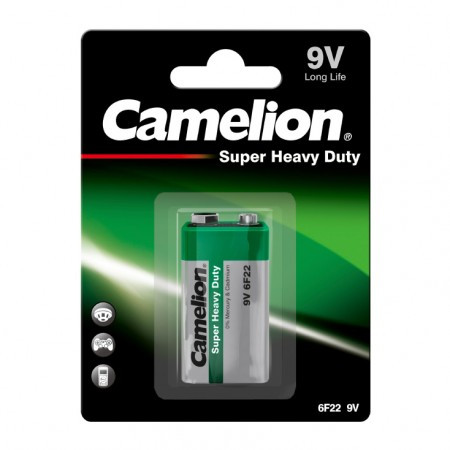 Camelion cink-karbon baterija 9V ( CAM-6F22/BP1G )