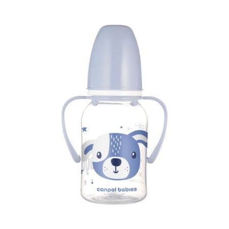 Canpol babies flasica sa drskama cute animals 120ml (11/823) - blue ( 11/823_blu )