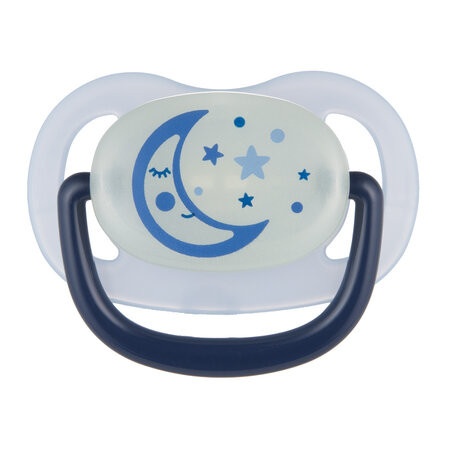 Canpol babies silikonska varalica 0-6m night dreams 22/500 (1kom) blue ( 22/500_blu )