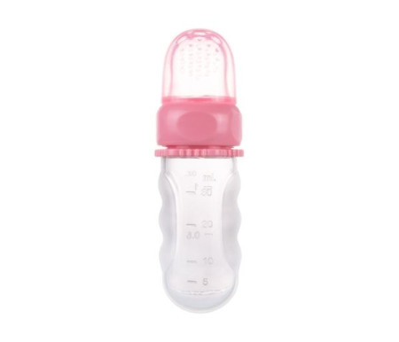 Canpol baby silikonska mljackalica 56/110 - pink ( 56/110_pin )