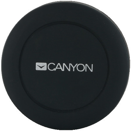 Canyon CH-2 car holder for smartphones,magnetic suction function ,with 2 plates(rectanglecircle), black ,44*44*40mm 0.035kg ( CNE-CCHM2 )