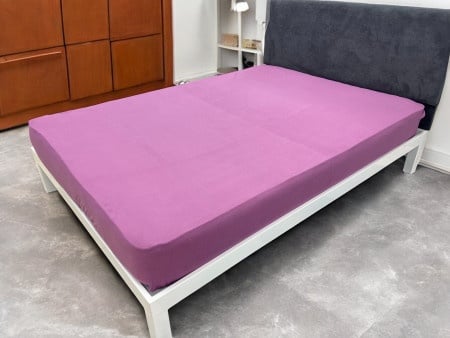 Čaršav Flanel Ljubičasta boja 140cmx200cm/25cm ( VLK000216-tegetkockice-1 )