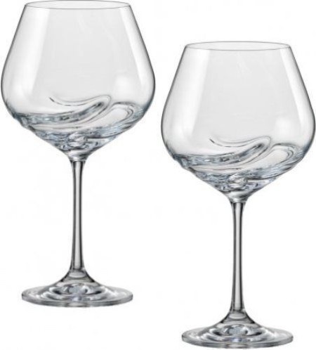 Čaše za vino 1/2 turbulence bohemia kristal ( 106115 )