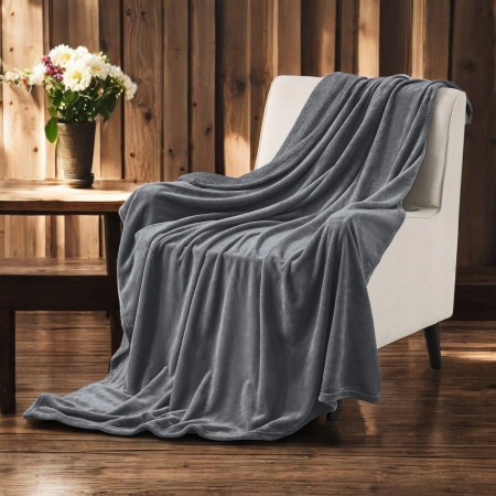 Ćebe Soft One 150x200cm Dark Grey ( VLK000382-darkgrey )