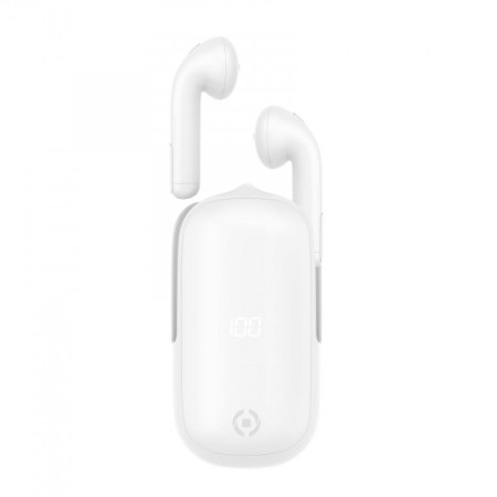 Celly true wireless slušalice u beloj boji ( SLIDE1WH )
