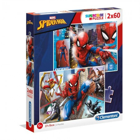 Clementoni puzzle 2x60 spider-man ( CL21608 )