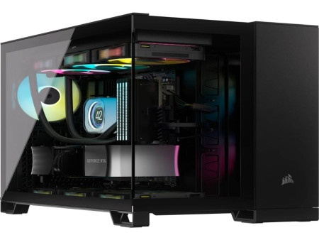 Corsair 2500D Airflow Mid-Tower/ATX/kaljeno staklo/bez napajanja/crna Kućište  ( CC-9011263-WW ) -1