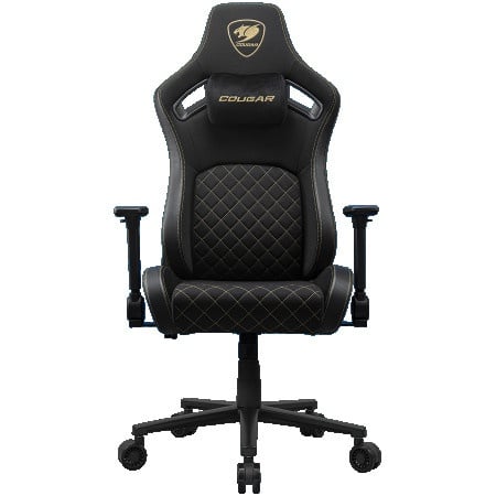 Cougar Defensor Gold F Gaming chair, Black Gold ( CGR-DFF-GLB )