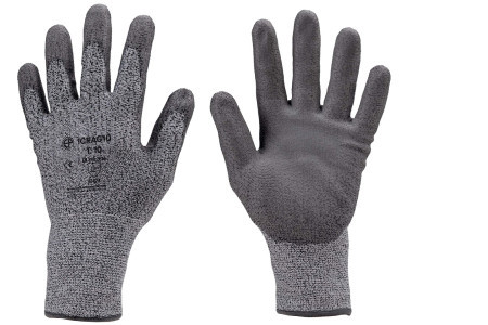 Coverguard rukavica sa pu premazom siva veličina 10 ( 1crag10 )