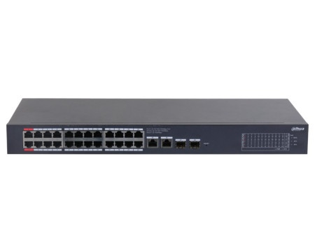 Dahua CS4228-24GT-375 28-Port Cloud Managed Desktop Gigabit Switch with 24-Port PoE -1