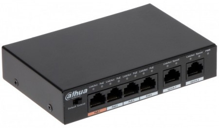 Dahua switch PFS3006-4ET-60 10/100 RJ45 ports, 4 kanala - Img 1