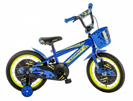 Dečija bicikla 12&quot; AZIMUT plavo-žuta ( 12012 ) - Img 1