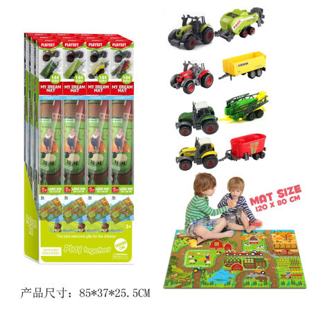 Dečija podloga za igru sa traktorima ( 808626 )