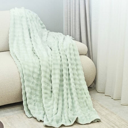 Dekordom ćebe soft wave 130x170 - light green ( 024914 )