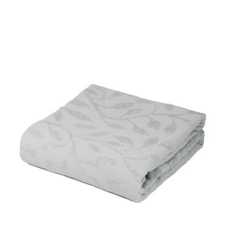 Dekordom frotir prekrivač leaf 200x210 - light grey ( 024426 )