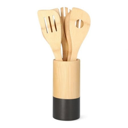 Dekordom kuhinjski set bamboo 5kom - black - hml ( 040470 )