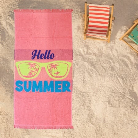 Dekordom plažni peškir beach master 70x140 - hello summer - hsn ( 024695 )-1