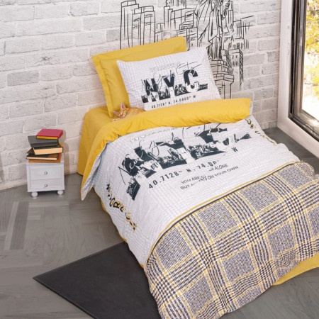 Dekordom posteljina cb ranforce single 140x200 - girls&boys - worldwide ( 025304 )