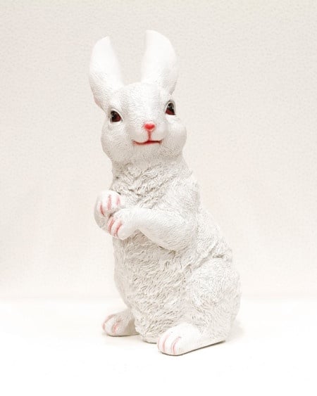 Dekordom uskršnja dekoracija - white bunny 32513-6 43cm - n39 ( 024289 )-1