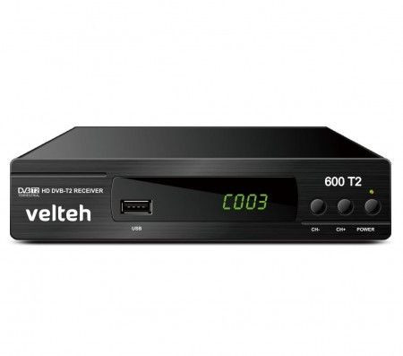 DVB-T2 Digitalni risiver Velteh 600T2 + RF ( 00T201 ) - Img 1