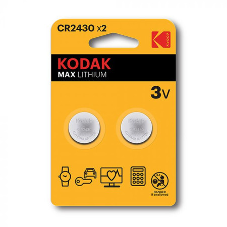 Eastman kodak company kodak max lithium baterija kcr2430-2 ( 30417755 )