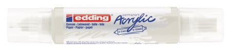 Edding akrilni marker E-5400 double-liner sa dva vrha bela ( 12MA54A ) - Img 1