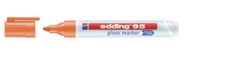 Edding marker za staklenu tablu E-95 1,5-3mm, zaobljeni narandžasta ( 09M95J ) - Img 1