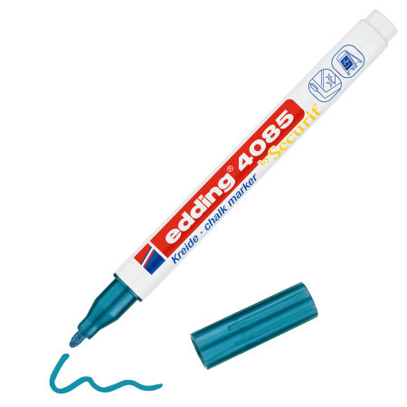 Edding marker za staklo chalk E-4085 1-2mm metalik plava ( 08M4085ME )