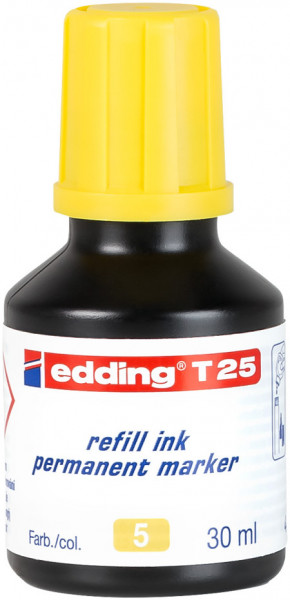 Edding refil za markere E-T25, 30ml žuta ( 08MM09G )