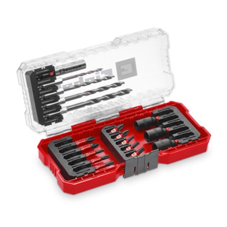 Einhell S-Case 18 kom Set impaktor bitova, 25-50mm bit, nas. Ključevi, burgije ( 49108709 )