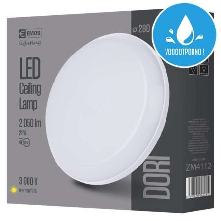 Emos led panel dori okrugli 28x4.8cm p54/24w/ww zm4112 ( 1857 )