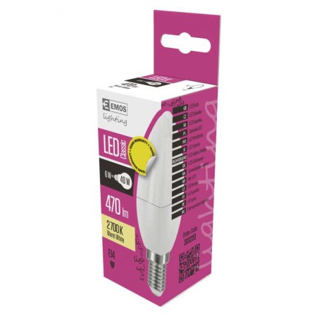 Emos led sijalica classic candle 5W e14 ww zq3220 ( 1744 ) - Img 1