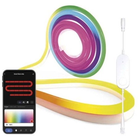Emos zpw313i Gosmart led fleksibilna traka neon bela 3m 24w rgb ic dimabilna wi-fi ( 3589 )