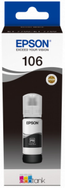 Epson 106 EcoTank crno pigment mastilo u flašici ( C13T00R140 )