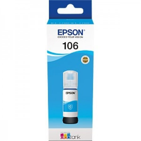 Epson refil 106 Cyan mastilo ( 106C ) - Img 1