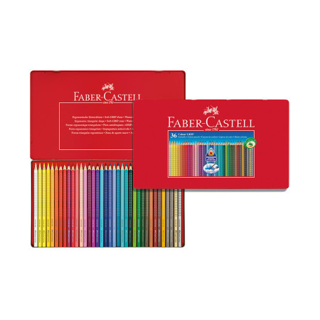 Faber Castell drvene bojice grip 1/36 met kutija 112435 ( 9047 )