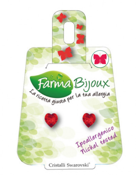 Farma bijoux minđuše BE 30C13 crvene ( A032843 ) - Img 1