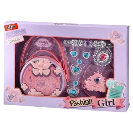 Fashion girl, set za ulepšavanje, torbica i kruna ( 885230 )